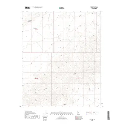 2018 Map of E C P Peak, 2018 Print