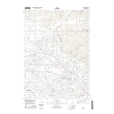 2017 Map of Eagle, 2017 Print
