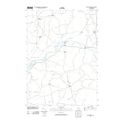 2010 Map of Eagle Bridge, 2010 Print