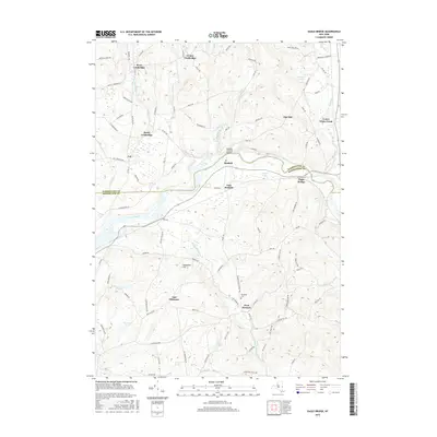 2016 Map of Eagle Bridge, 2016 Print