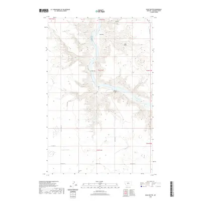 2020 Map of Eagle Buttes, 2020 Print