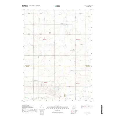 2018 Map of Eagle Center, 2018 Print