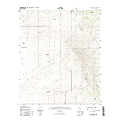 2017 Map of Eagle Eye Peak, 2017 Print