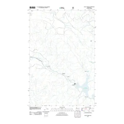 2011 Map of Eagle Gorge, 2011 Print