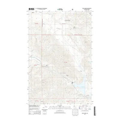 2014 Map of Eagle Gorge, 2014 Print