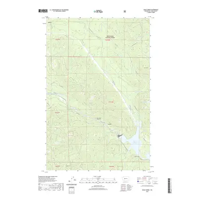 2020 Map of Eagle Gorge, 2020 Print