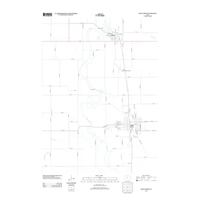 2013 Map of Eagle Grove, 2013 Print