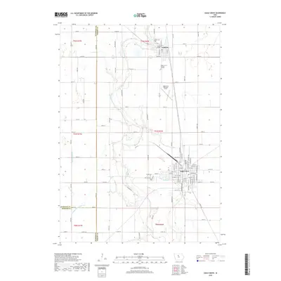 2018 Map of Eagle Grove, 2018 Print