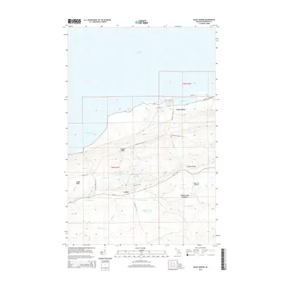 2014 Map of Eagle Harbor, 2014 Print
