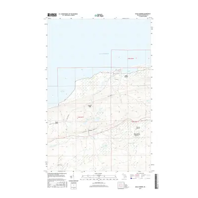 2017 Map of Eagle Harbor, 2017 Print