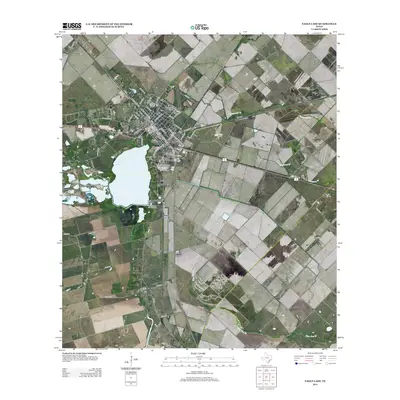 2013 Map of Eagle Lake, 2013 Print