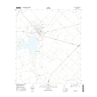 2016 Map of Eagle Lake, 2016 Print