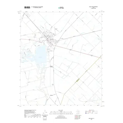 2019 Map of Eagle Lake, 2019 Print
