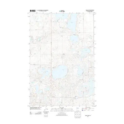 2013 Map of Eagle Lake, 2013 Print