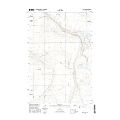 2017 Map of Eagle Lakes, 2017 Print
