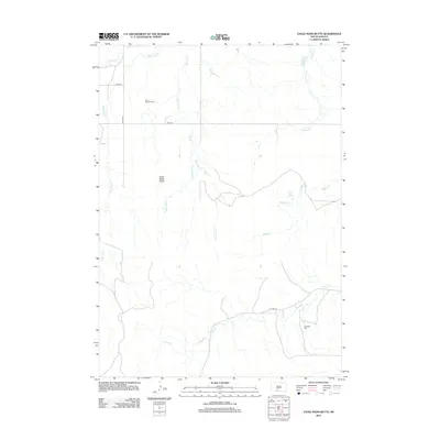 2012 Map of Eagle Mans Butte, 2012 Print
