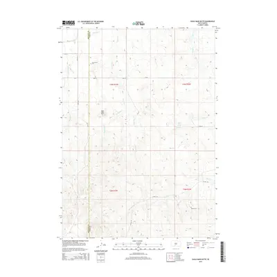2015 Map of Eagle Mans Butte, 2015 Print