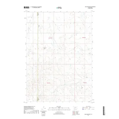 2017 Map of Eagle Mans Butte, 2017 Print