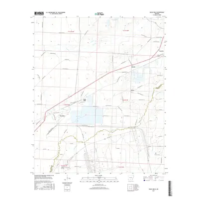 2017 Map of Eagle Mills, 2017 Print