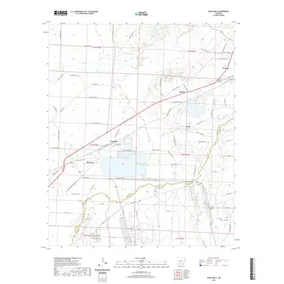 2020 Map of Eagle Mills, 2020 Print