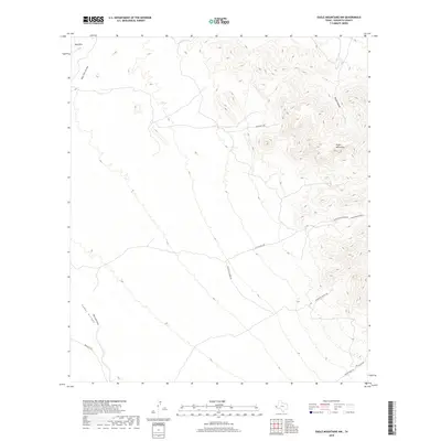 2019 Map of Eagle Mountains NW, 2019 Print