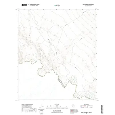 2019 Map of Eagle Mountains SW, 2019 Print