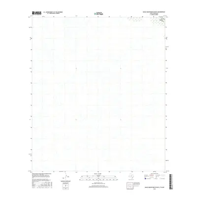 2016 Map of Eagle Mountains SW OE S, 2016 Print