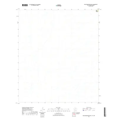 2019 Map of Eagle Mountains SW OE S, 2019 Print