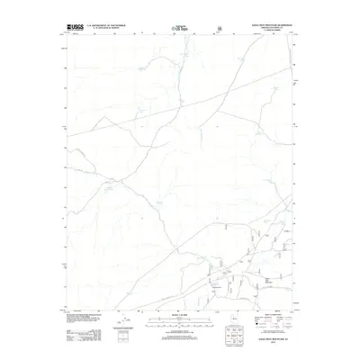 2012 Map of Eagle Nest Mountain, 2012 Print