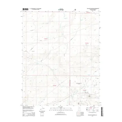 2014 Map of Eagle Nest Mountain, 2014 Print