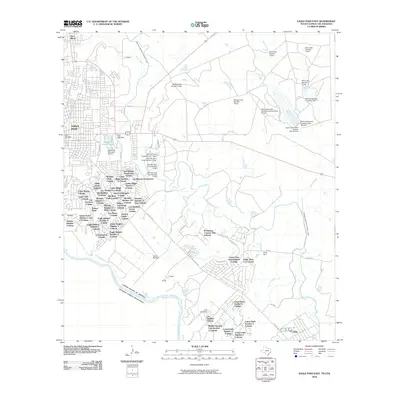 2010 Map of Eagle Pass East, 2010 Print