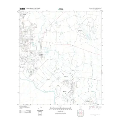 2012 Map of Eagle Pass East, 2012 Print