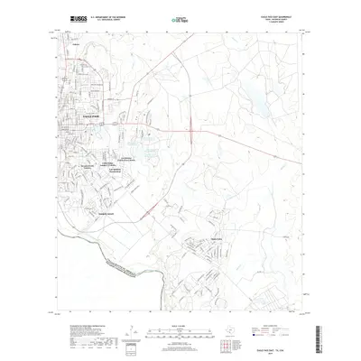 2019 Map of Eagle Pass East, 2019 Print