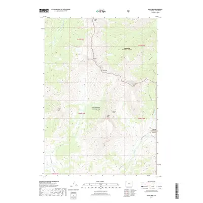 2017 Map of Eagle Peak, 2017 Print