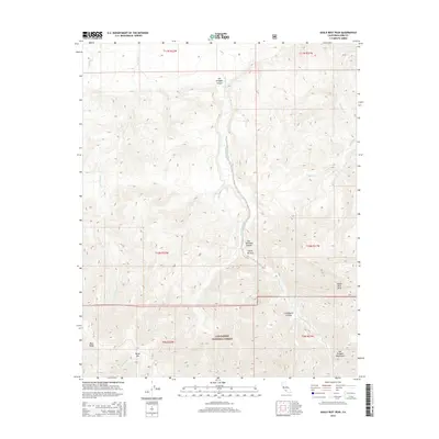 2015 Map of Eagle Rest Peak, 2015 Print