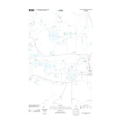 2013 Map of Eagle River West, 2013 Print