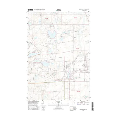 2015 Map of Eagle River West, 2015 Print