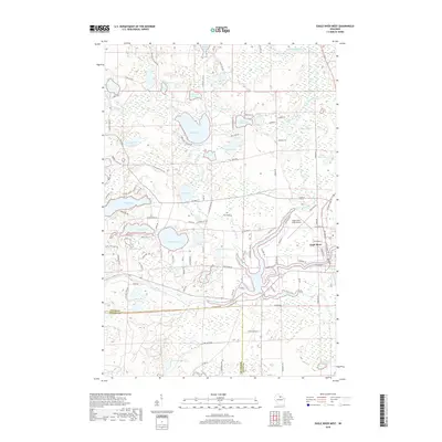2018 Map of Eagle River West, 2018 Print