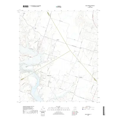 2019 Map of Eagle Springs, 2019 Print
