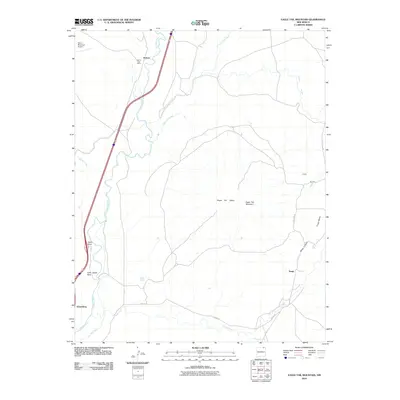 2010 Map of Eagle Tail Mountain, 2010 Print
