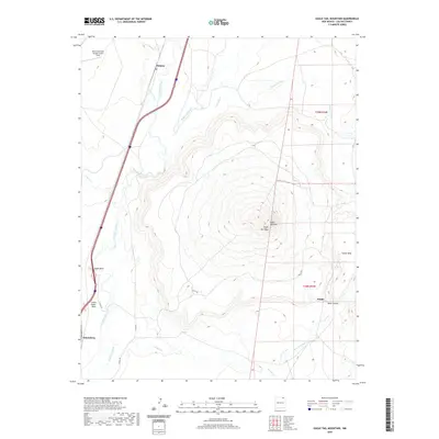 2020 Map of Eagle Tail Mountain, 2020 Print