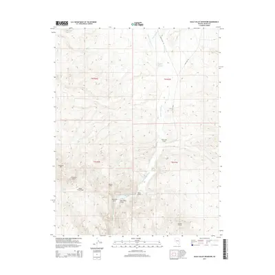 2014 Map of Eagle Valley Reservoir, 2014 Print