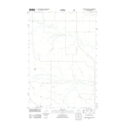 2012 Map of Eagles Nest Butte, 2012 Print
