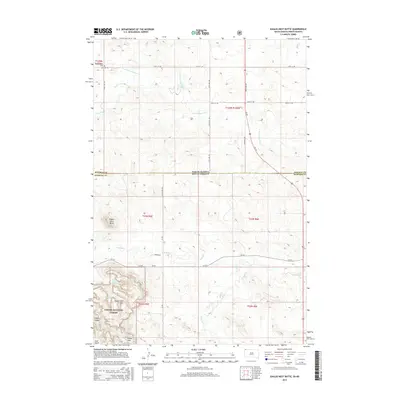 2015 Map of Eagles Nest Butte, 2015 Print
