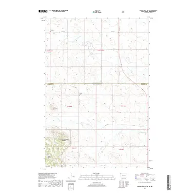 2017 Map of Eagles Nest Butte, 2017 Print
