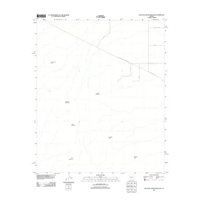 2011 Map of Eagletail Mountains East, 2011 Print