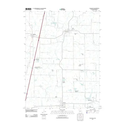 2012 Map of Eagleville, 2012 Print