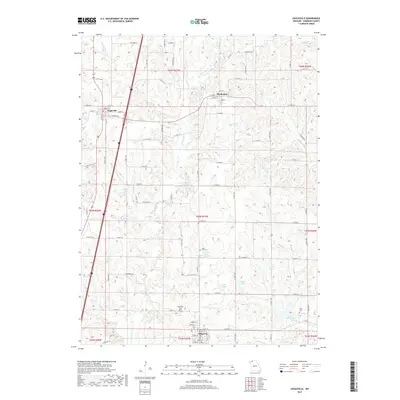 2017 Map of Eagleville, 2017 Print