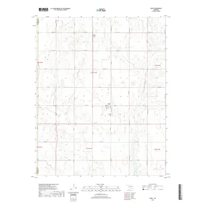 2018 Map of Eakly, 2018 Print