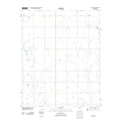 2012 Map of Eakly NE, 2012 Print